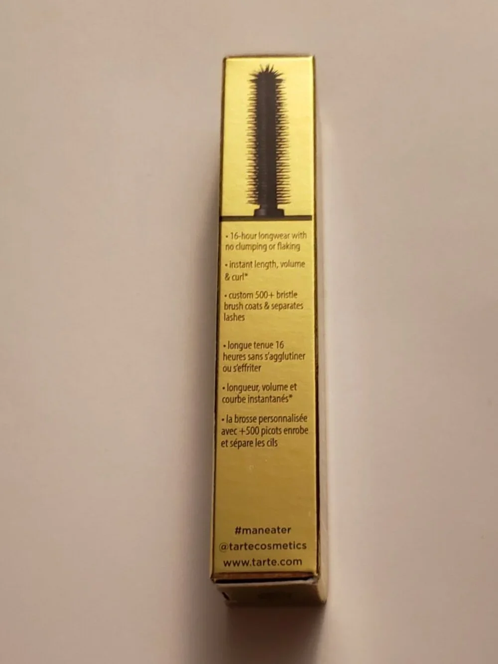 Tarte Maneater Voluptuous Mascara Black Travel Size New In Box NIB Birthday Gift